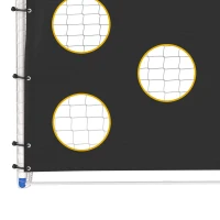 SPORTNOW Football Goal, 183 x 96 x 130 cm Portable Practice Football Net with Target Cloth and PVC ball, Tetoron Training Goal(m-11)