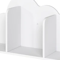 AIYAPLAY 3-delige wandboekenkast voor kinderen, 60 cm, zwevende Montessori boekenplanken in wolkvorm, wit, 3-8 jaar(m-12)