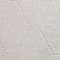 HOMCOM Cabecero de Cama 160 cm con Altura Ajustable de Chenilla Diseño de Rombos y Estructura Metálica Blanco(m-13)