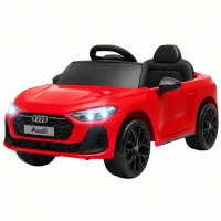 AIYAPLAY Macchina Elettrica per Bambini 12V Audi A5L con Telecomando, 2 Motori e Telecomando, Rosso(m-11)