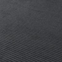 Knochenlose Sofabestuhlung mit rutschfester Basis, mit breiten Armlehnen, bequemen Rückenlehnen und einem hochelastischen Polster, Maße 259,5 L x 96 B x 64,5 H cm, Dunkelgrau(m-8)