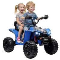 AIYAPLAY Quad enfant Électrique 24V 2 places ATV 4–6 km/h Quad enfant avec batterie lithium 2 120W moteurs suspension 4 roues(m-7)