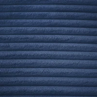 Knochenloses Cordsofa, bequemes Schlafsofa / unzusammengebauter Liegestuhl, Liegestuhl für Wohnzimmer und Büro, 81L x 117B x 50H cm, Blau(m-9)