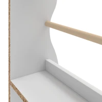 AIYAPLAY Librería Infantil de Pared de 3 Niveles Estantería para Libros para Dormitorio Guardería de 3 a 8 Años Blanco(m-12)