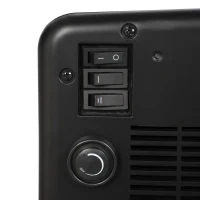 HOMCOM Elektrische haard 800/1600W met verwarming, afneembare voet, instelbare thermostaat, 3D-vlameffect(m-10)