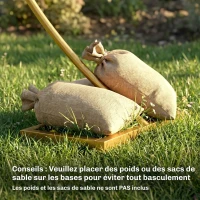Outsunny Arche de jardin arche de plantes grimpantes pour mariage, anniversaire, cérémonie et banquet acier doré(m-7)