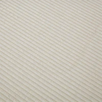 Knochenlose Sofabestuhlung mit rutschfester Basis, mit breiten Armlehnen, bequemen Rückenlehnen und einem hochelastischen Polster, Maße 259,5 L x 96 B x 64,5 H cm, Weiß(m-8)