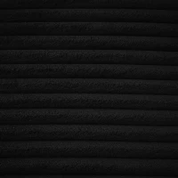 Knochenloses Cordsofa, bequemes Schlafsofa / unzusammengebauter Liegestuhl, Liegestuhl für Wohnzimmer und Büro, 81L x 117B x 50H cm,Schwarz(m-9)