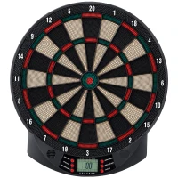 HOMCOM Diana Electrónica con 6 Dardos y 30 Puntas Pantalla LCD 26 Juegos y 185 Variaciones para 8 Jugadores(m-11)
