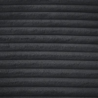 Knochenloses Cordsofa, bequemes Schlafsofa / unzusammengebauter Liegestuhl, Liegestuhl für Wohnzimmer und Büro, 81L x 117B x 50H cm, Dunkelgrau(m-10)