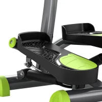 HOMCOM Stepper Fitness Swing Stepper met LCD-scherm tot 100 kg 55 x 44 x 108 cm(m-13)