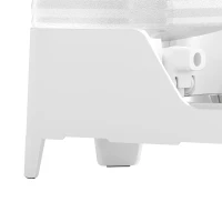 PawHut Distributeur d'Eau Automatique pour Chiens et Chats 8L Robinet Breveté Bol Acier Inox sans BPA 19,3x32,8x43,4cm Blanc(m-14)