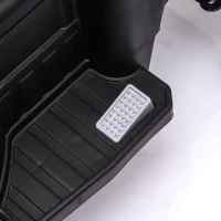 AIYAPLAY Trator Elétrico para Crianças 6V com Reboque Amovível, Luzes, Música, Buzina e Pedal, 2,5 km/h, Verde, 1-3 Anos(m-18)