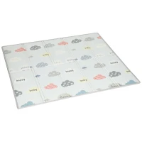 AIYAPLAY Covor pentru Copii cu Literele Alfabetului și Suprafață Impermeabilă din XPE, Multicolor, 200x180x1.5 cm(m-1)