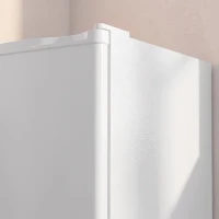 HOMCOM Minikoelkast met vriesvak, instelbare thermostaat, kleine koelkast, 1-deurs, 72,5 liter, wit(m-13)