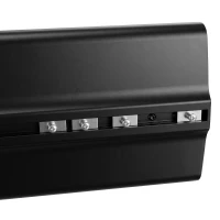 Outsunny Calefactor por Infrarrojos Terraza 3000 W IP65 9 Niveles Calor Temporizador 24 H Control Táctil/Remoto Pantalla LED(m-12)