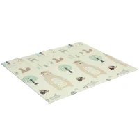 AIYAPLAY Baby Play Mat, Double Sideded Foldable Kids Crawling Mat, Reversible & Waterproof, Animal(m-1)