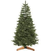 HOMCOM Brad artificial de Crăciun Brad Nobil, 1161 ramuri, 210 cm, verde(m-1)