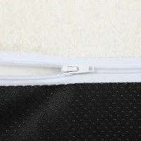 HOMCOM Sofá 3 Plazas de Chenilla sin Armazón con Asiento Profundo y Diseño Capitoné Blanco Crema(m-14)