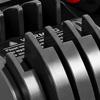 SPORTNOW 24kg Adjustable Dumbbell Set of 2, 10-in-1 Dumbbell Weights with Quick-Dial System, Safety Lock, Non-Slip Grip, Storage Tray, Space-Saving Free Weights for Home Gym Strength Training(m-11)