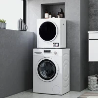 HOMCOM Mini Wäschetrockner 4 kg mit 4 Programme, 2 Heizstufen, Sterilisation bis zu 65℃ 850W für Kleidung(m-9)