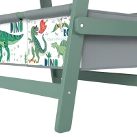 AIYAPLAY Art Easel for Kids, 3-in-1 Kids Easel with Chalkboard, Whiteboard, Paper Roll, Storage, Under-Board Shelf for 3-8, Green(m-13)
