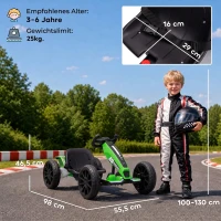 AIYAPLAY Elektrische skelter voor kinderen 12V met 2 motoren, 4-voudig verstelbare zitting, soft-start, EVA-wielen en led-koplampen(m-3)