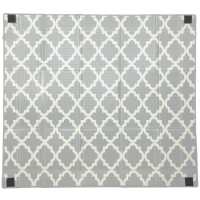 AIYAPLAY Alfombra Bebé Acolchada Plegable Reversible 202x180,5x1 cm Laterales Abatibles Impermeable Multicolor