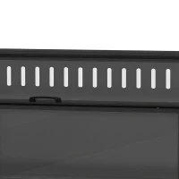 PawHut Cage Hamster 2-en-1 avec Armoire de Rangement pour Rongeur Hamster Syrien et Souris Acier et Acrylique Noir(m-12)