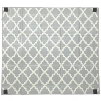 AIYAPLAY Foldable Baby Play Mat, Baby Playpen, Reversible Foam Playmat, Floor Mats for Toddlers, Traffic and Grey Diamond Theme(m-1)