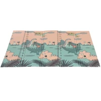 AIYAPLAY Spielmatte Baby 196 x 176 x 1,5 cm faltbar Doppelseitige Krabbelmatte Mehrfarbig(m-1)