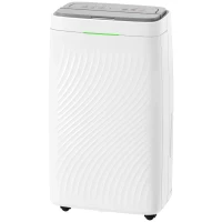 HOMCOM 16L Multi-Mode Dehumidifier, with Wheels - White(m-11)