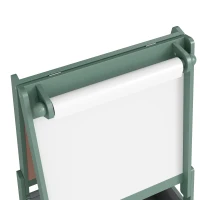AIYAPLAY Art Easel for Kids, 3-in-1 Kids Easel with Chalkboard, Whiteboard, Paper Roll, Storage, Under-Board Shelf for 3-8, Green(m-12)