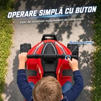 AIYAPLAY ATV Electric pentru Copii 18-48 Luni, 6V, 2 km/h, Sarcină 25 kg, Roșu(m-6)