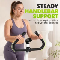 HOMCOM Twister Stepper, Step Machine with Adjustable Resistance, LCD Screen - White(m-7)
