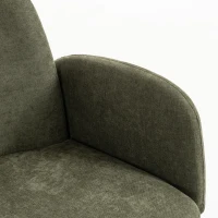 HOMCOM 132cm 2 Seater Sofa, Velvet Comfy Small Sofa Couch with Wide Seat, Thick Padding, Tapered Metal Legs, Green(m-12)