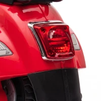 AIYAPLAY Moto Elétrica para Crianças 1.5-3 Anos MINI VESPA GTS 6 V Vermelha(m-11)