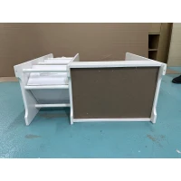 AIYAPLAY Meuble Rangement Enfant à 3 Niveaux avec 4 Porte-livres, 3 Bacs en Tissu et Compartiment, 64,5 x 30 x 66 cm, Blanc(m-17)