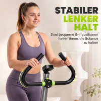 HOMCOM Stepper Fitness Swing Stepper met LCD-scherm tot 100 kg 55 x 44 x 108 cm(m-7)