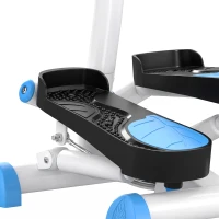 HOMCOM Stepper Fitnessapparaat, LCD-Monitor, Antislippedalen, Staal en ABS, 55x44x108 cm, tot 100 kg(m-13)