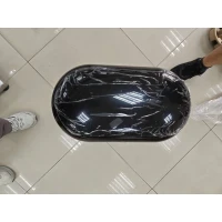 HOMCOM Poubelle automatique pour cuisine avec capteur de mouvement infrarouge, poubelle à capteur 50L en argent(m-3)