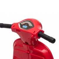 AIYAPLAY Moto Elétrica para Crianças 1.5-3 Anos MINI VESPA GTS 6 V Vermelha(m-10)