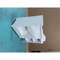 AIYAPLAY Meuble Rangement Enfant à 3 Niveaux avec 4 Porte-livres, 3 Bacs en Tissu et Compartiment, 64,5 x 30 x 66 cm, Blanc(m-15)