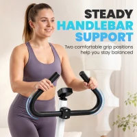 HOMCOM Twister Stepper, Step Machine with Adjustable Resistance, LCD Screen - Blue(m-7)