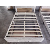HOMCOM Polsterbett 140x200 cm mit gepolstertem Kopfteil und Stauraumschublade Holzlatten Einfache Montage Beige(m-4)