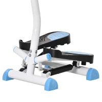 HOMCOM Twister Stepper, Step Machine with Adjustable Resistance, LCD Screen - Blue(m-11)