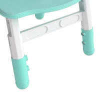 AIYAPLAY 2 PCS Kids Desk Chairs, 3 Level Height Adjustable Children's Chairs with Backrest for 1.5-8 Years, Max Load 50KG, Green(m-13)