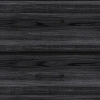 HOMCOM Rustic Chest of Four Fabric Drawers - Black Wood Effect(m-10)