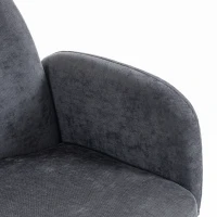 HOMCOM 132cm 2 Seater Sofa, Velvet Comfy Small Sofa Couch with Wide Seat, Thick Padding, Tapered Metal Legs, Dark Grey(m-11)