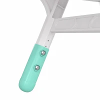 AIYAPLAY 2 PCS Kids Desk Chairs, 3 Level Height Adjustable Children's Chairs with Backrest for 1.5-8 Years, Max Load 50KG, Green(m-11)